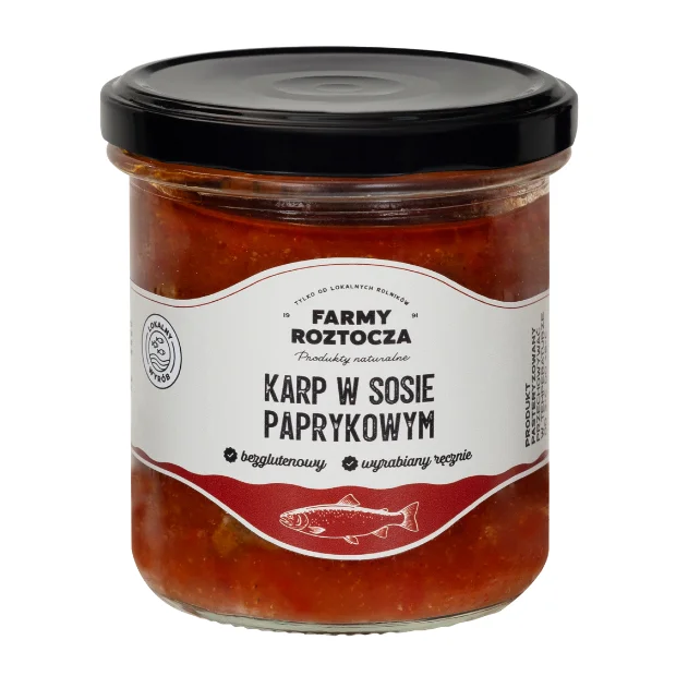 Karp w sosie paprykowym 300 g Farmy Roztocza