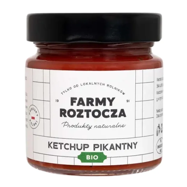 Ketchup pikantny Bio 220 g Farmy Roztocza