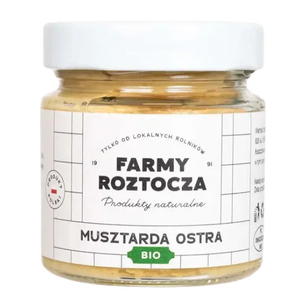 Musztarda ostra Bio 210 g Farmy Roztocza