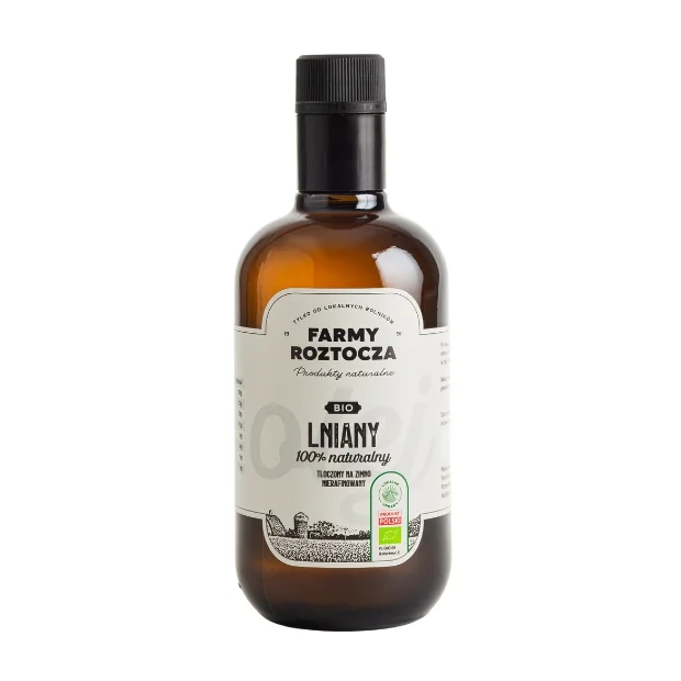 Olej lniany Bio tłoczony na zimno 500 ml