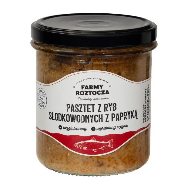 Pasztet z ryb słodkowodnych z papryką 270 g Farmy Roztocza