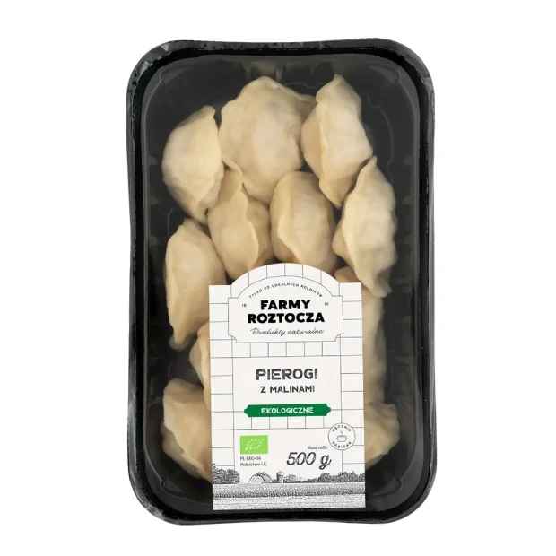 Pierogi z malinami Bio 500 g Farmy Roztocza