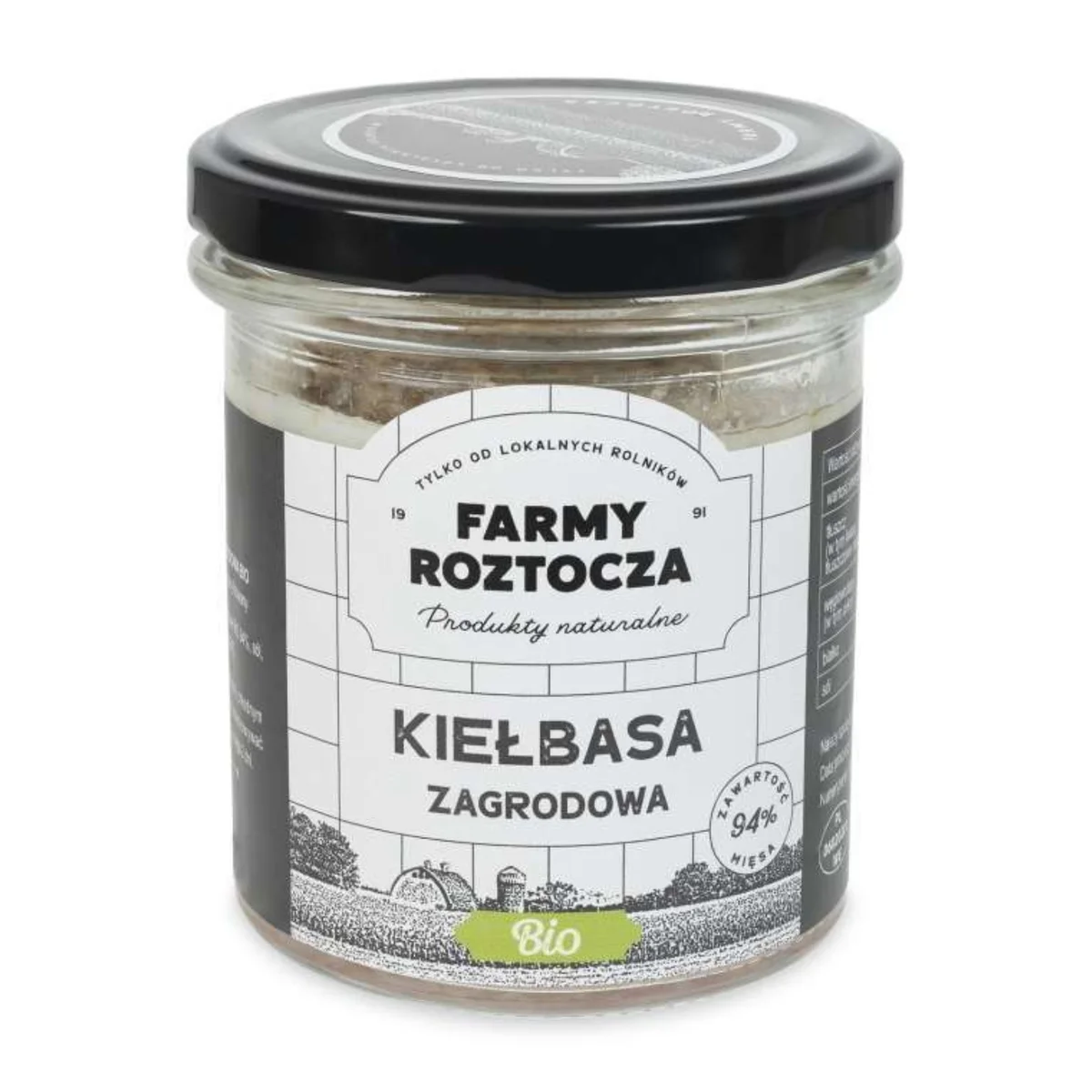 Kiełbasa zagrodowa Bio 250 g Farmy Roztocza