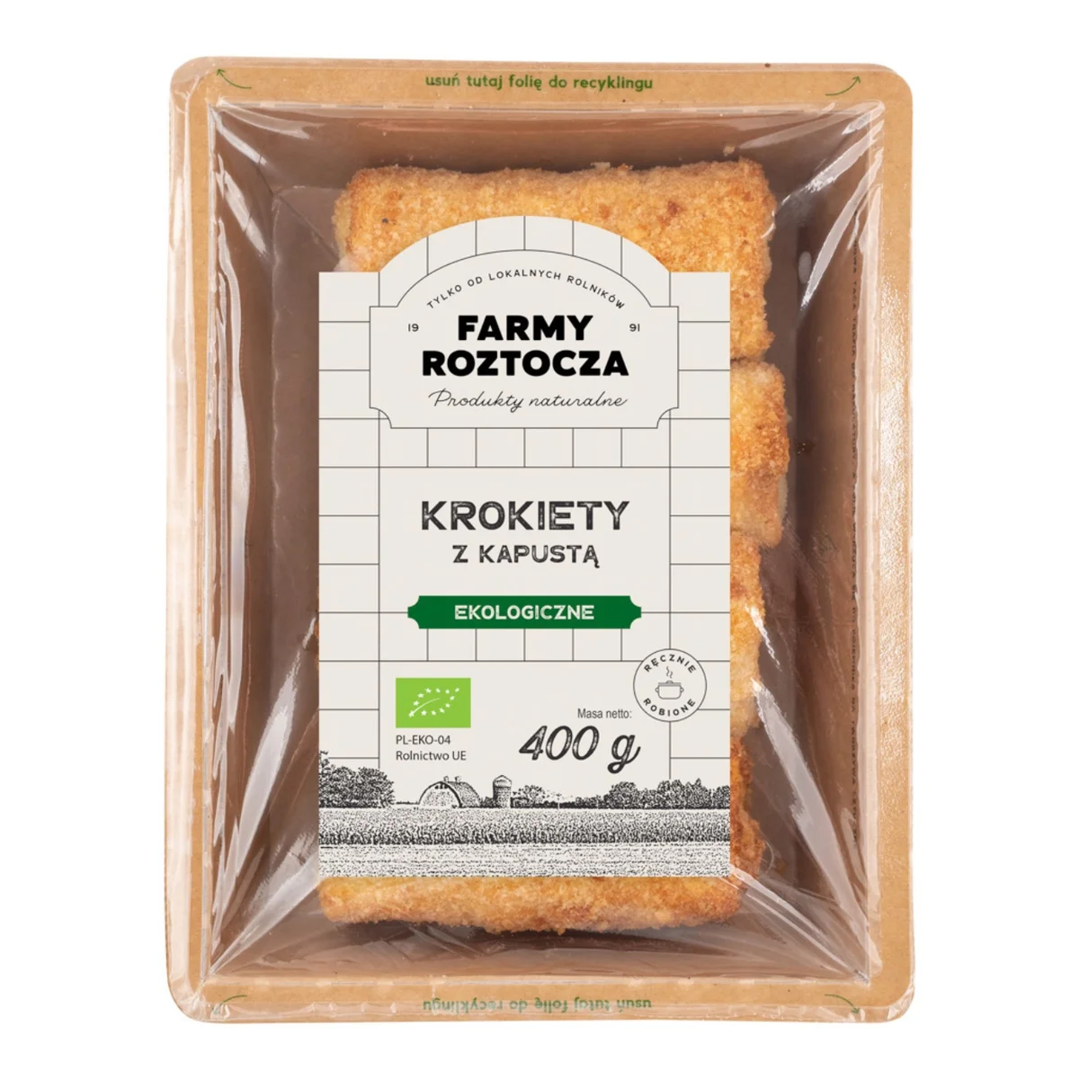 Krokiety z kapustą Bio 400 g Farmy Roztocza