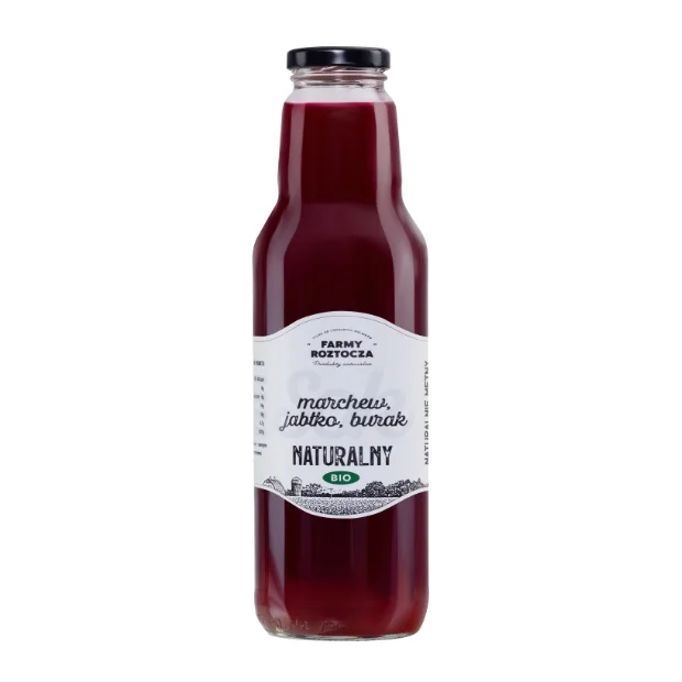 Sok marchew jabłko burak Bio 750 ml Farmy Roztocza