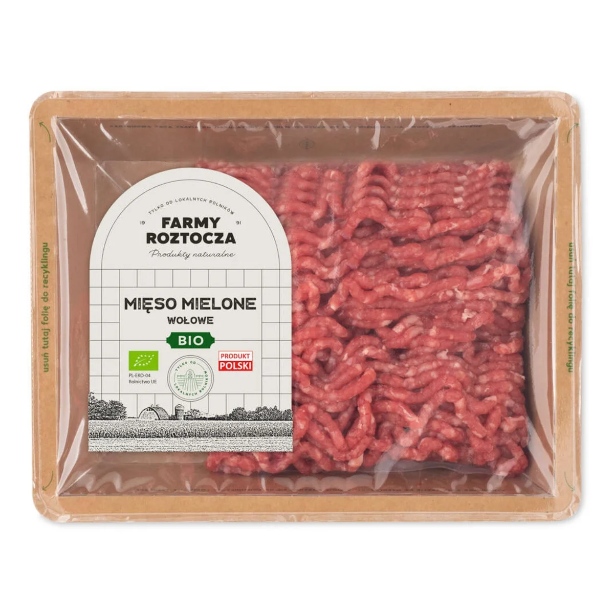 Mięso mielone wołowe Bio 300 g Farmy Roztocza