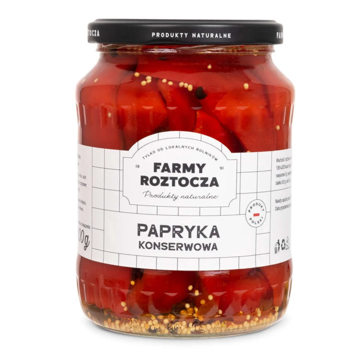 Papryka konserwowa 720 ml Farmy Roztocza