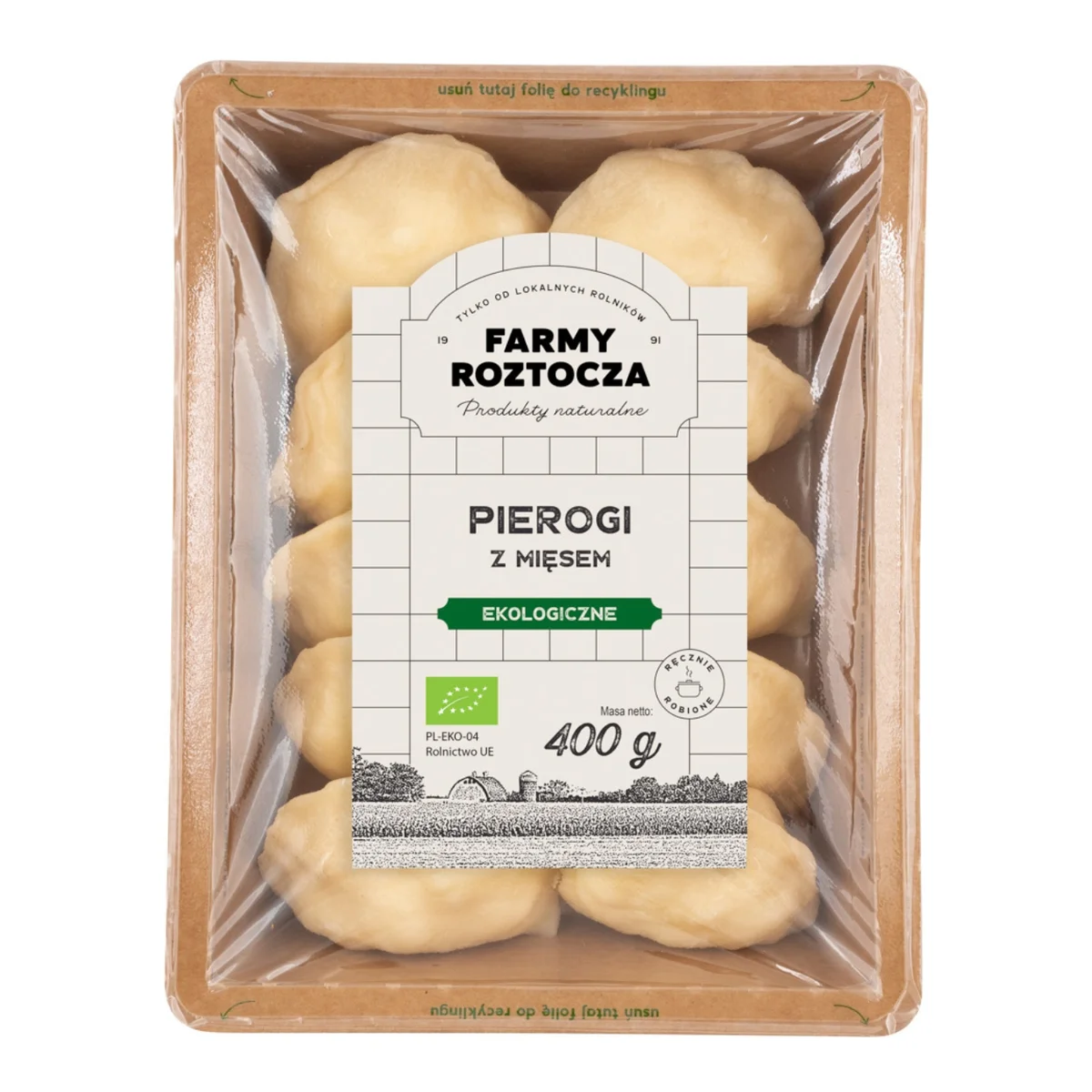 Pierogi z mięsem Bio