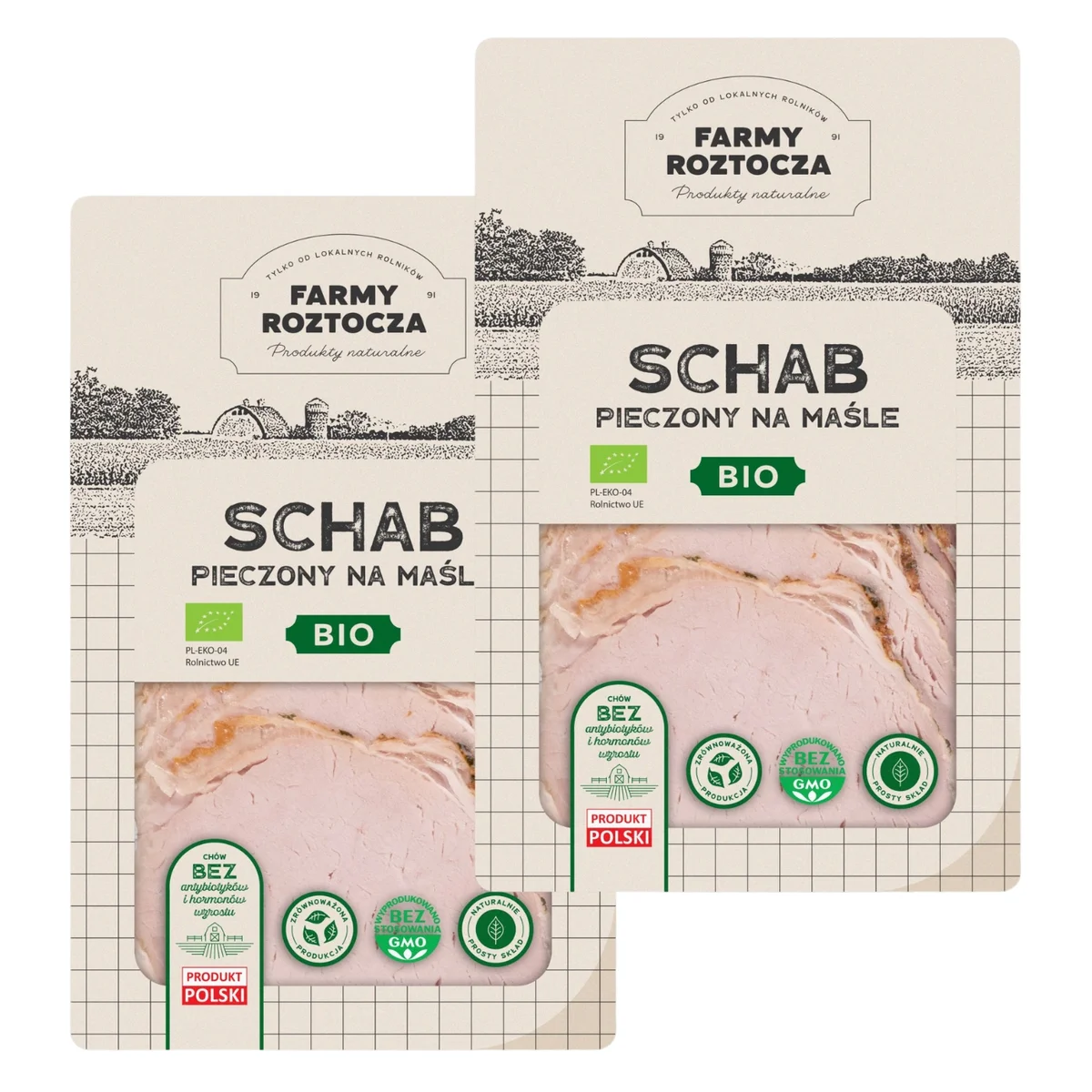 Schab pieczony na maśle w plastrach Bio 200 g Farmy Roztocza