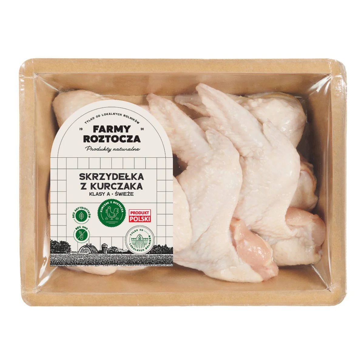 Skrzydełka z kurczaka 450 g Farmy Roztocza