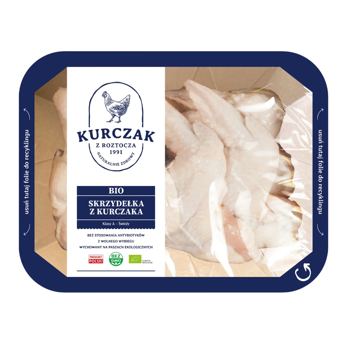 Skrzydełka z kurczaka ekologiczne 500 g Kurczak z Roztocza
