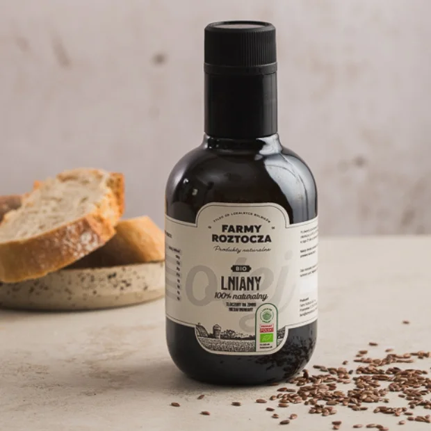 Olej lniany Bio tłoczony na zimno 250 ml