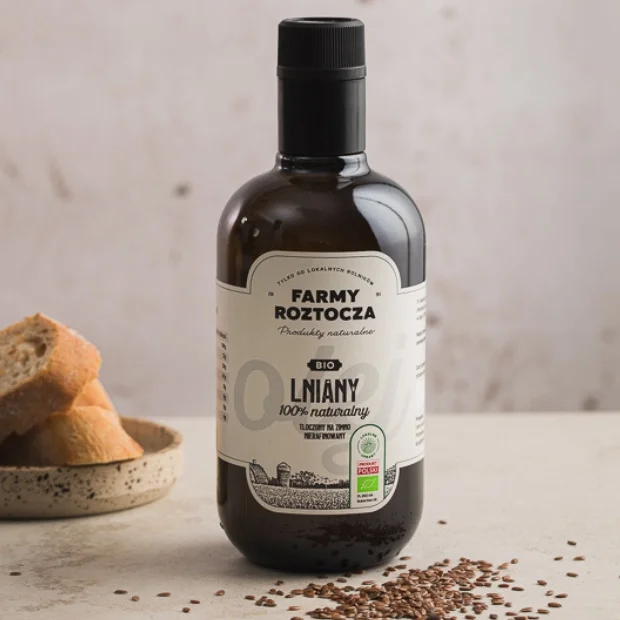 Olej lniany Bio tłoczony na zimno 500 ml