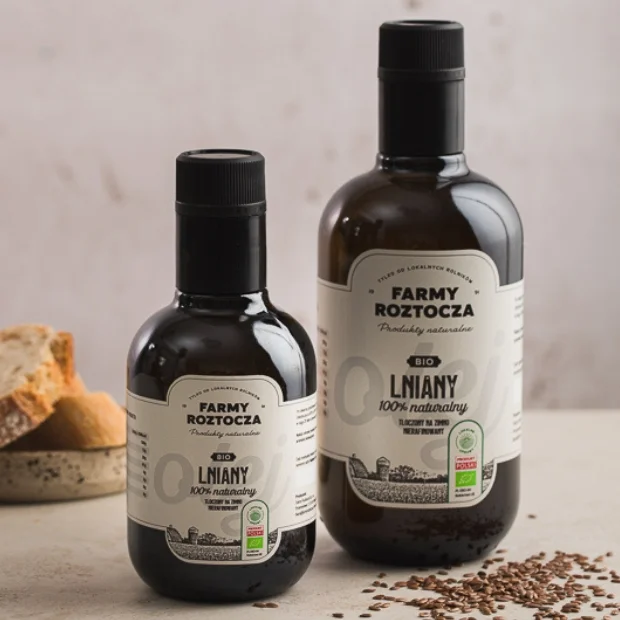 Olej lniany Bio tłoczony na zimno 500 ml