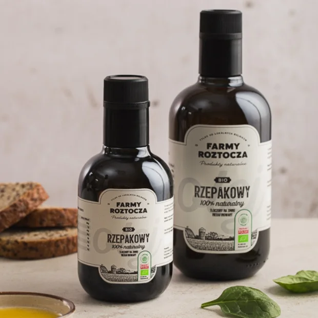 Olej rzepakowy Bio tłoczony na zimno 500 ml