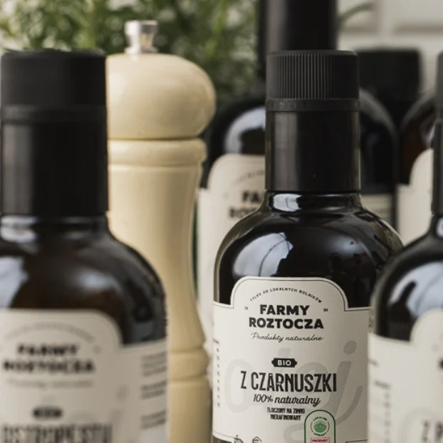 Olej z Czarnuszki Bio tłoczony na zimno 500 ml Farmy Roztocza