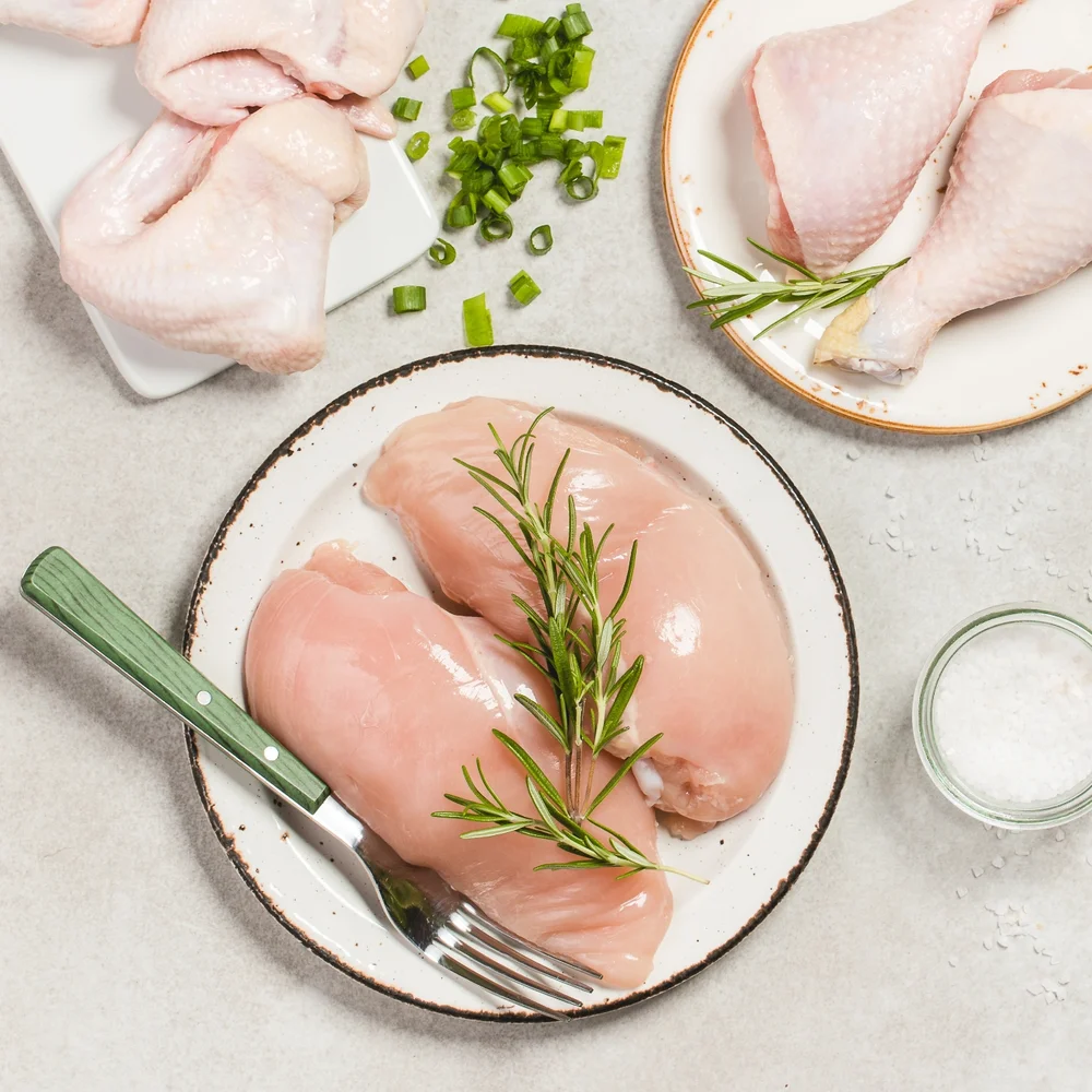 Zestaw mięsa Bio: 2 opakowania filet z piersi kurczaka Kurczak z Roztocza