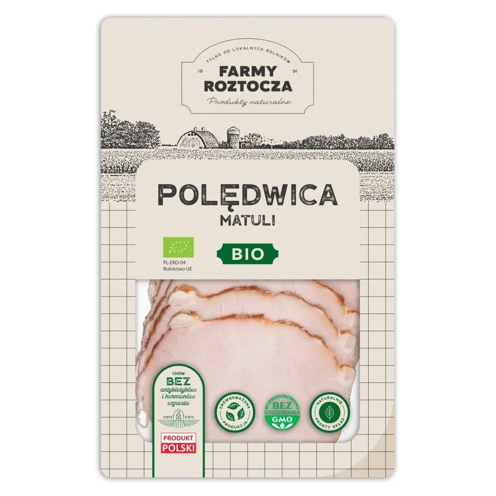 Polędwica matuli w plastrach Bio 200 g Farmy Roztocza