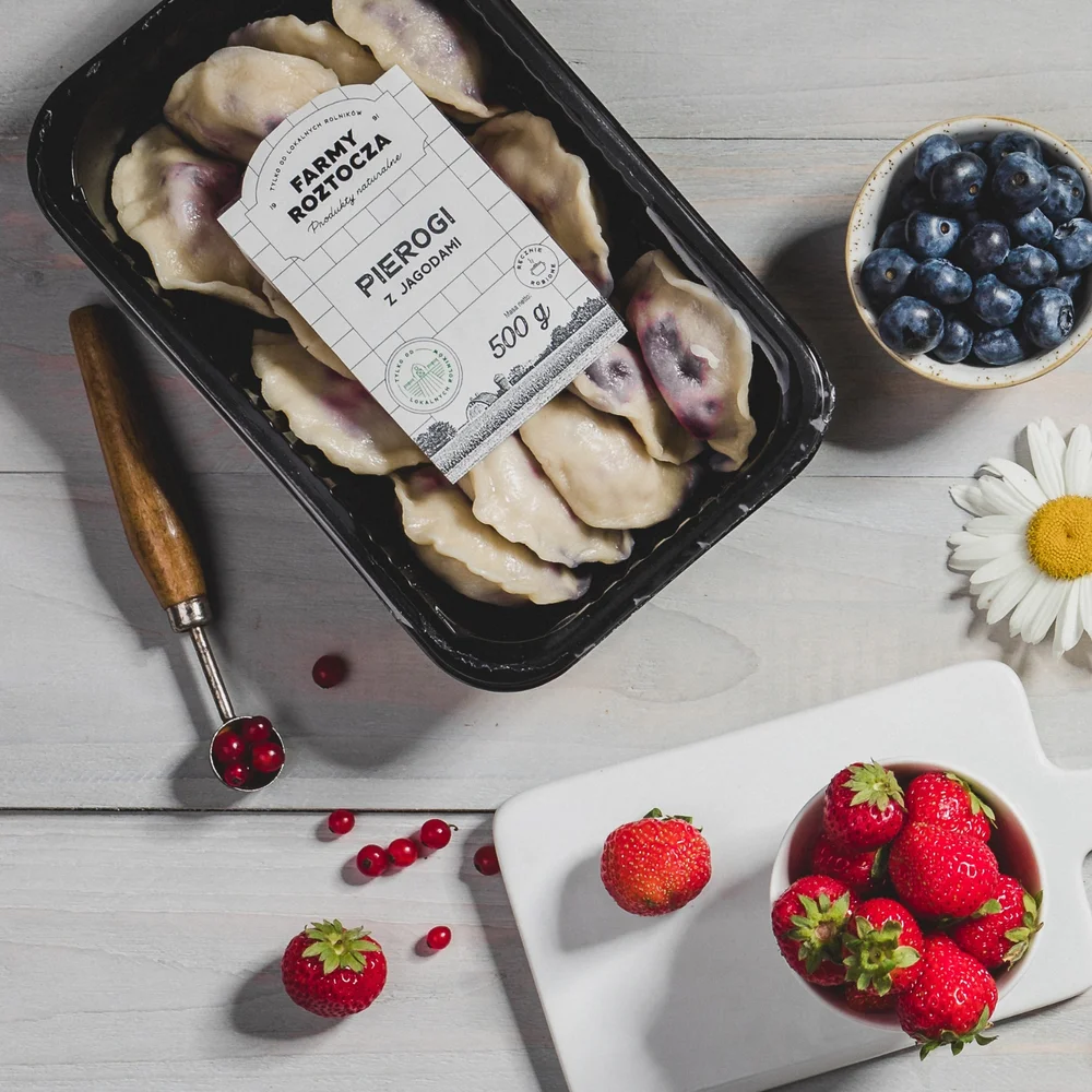 Pierogi z jagodami Bio