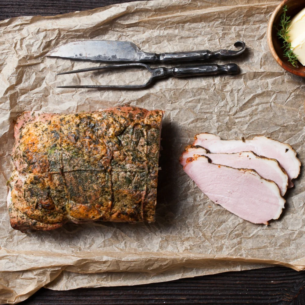 Szynka na maśle pieczona 1 kg Farmy Roztocza