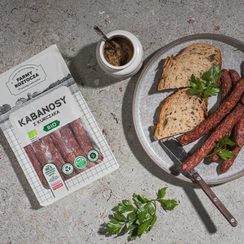 Kabanosy z kurczakiem Bio 150 g Farmy Roztocza