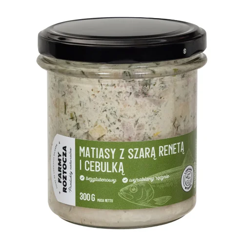 Matiasy z szarą renetą i cebulką 300 g Farmy Roztocza