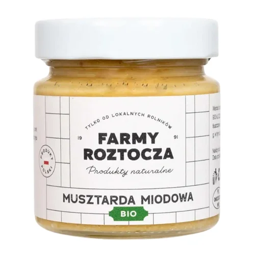 Musztarda miodowa Bio 220 g Farmy Roztocza