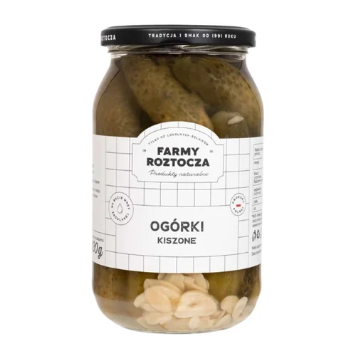 Ogórki kiszone 900 ml Farmy Roztocza