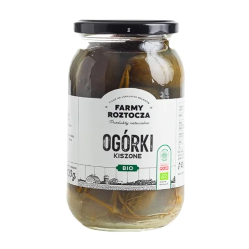 Ogórki kiszone Bio 900 ml Farmy Roztocza