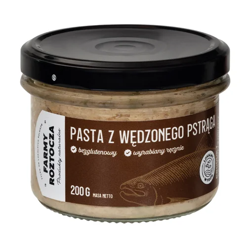 Pasta z wędzonego pstrąga 200 g Farmy Roztocza