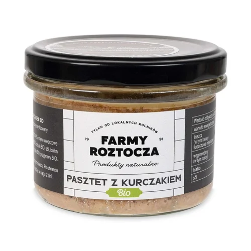 Pasztet z kurczakiem Bio 180 g Farmy Roztocza