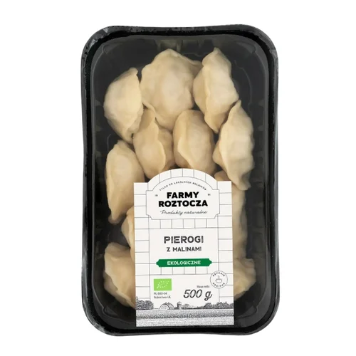 Pierogi z malinami Bio 500 g Farmy Roztocza