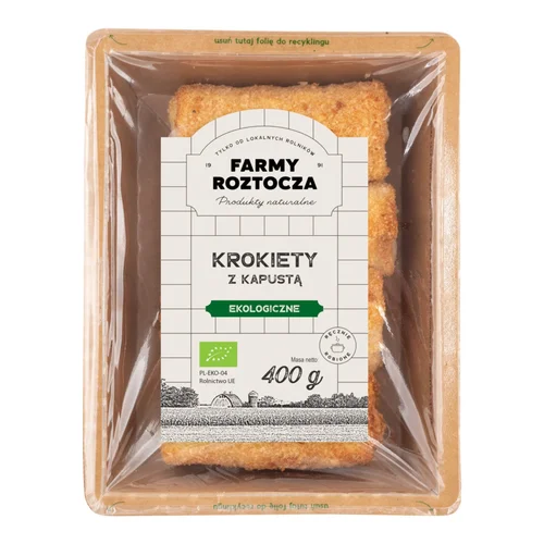 Krokiety z kapustą Bio 400 g Farmy Roztocza