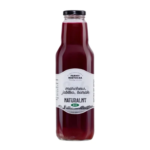 Sok marchew jabłko burak Bio 750 ml Farmy Roztocza