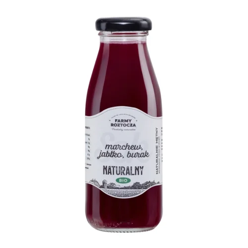 Sok marchew jabłko burak Bio 250 ml Farmy Roztocza