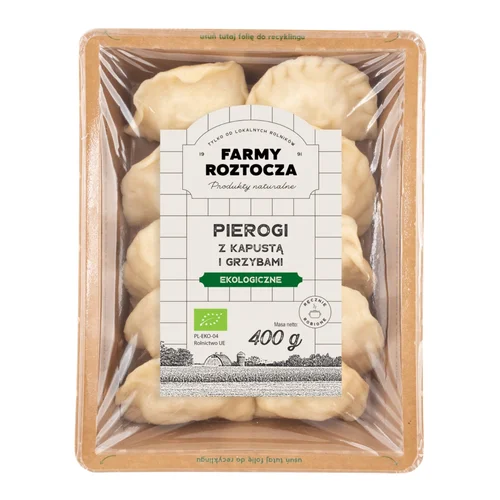 Pierogi z kapustą i grzybami Bio