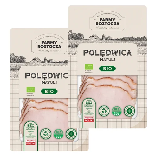 Polędwica matuli w plastrach Bio 200 g Farmy Roztocza