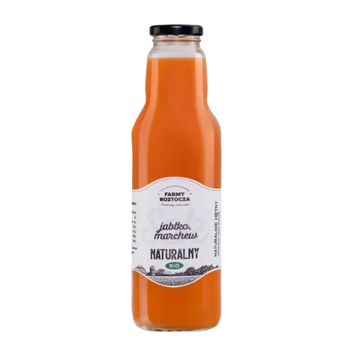 Sok jabłko marchew Bio 750 ml Farmy Roztocza