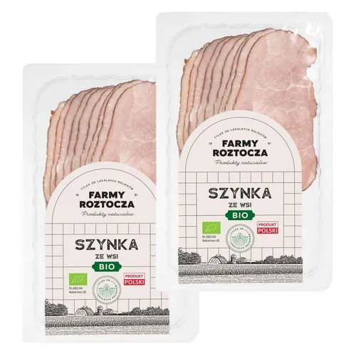 Szynka ze wsi w plastrach Bio 200 g Farmy Roztocza