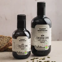 Olej z Pestek dyni Bio tłoczony na zimno 250 ml Farmy Roztocza