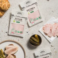 Mix - zestaw wędlin Bio: Schab oraz Szynka na soli morskiej, Szynka gotowana 300 g Farmy Roztocza