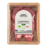 Karkówka wieprzowa w plastrach Bio 300 g Farmy Roztocza