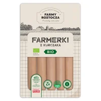 Parówki Farmerki z kurczaka Bio 250 g Farmy Roztocza