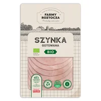 Szynka gotowana w plastrach Bio 100 g Farmy Roztocza